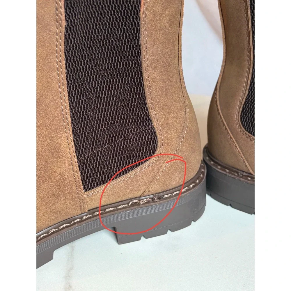 Portland Boot Company Men's BootsTan Brown‎ Lug Sole SZ 10